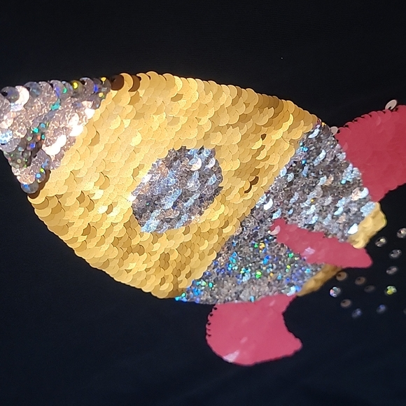 Sequin Graphic Longsleeve Tshirt, OshKosh, Size 6X - Picture 2 of 3